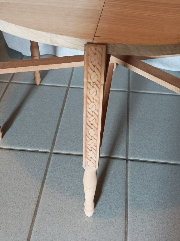 Aero-gummed coffee table living room foldable wood tray oak dp 0623031