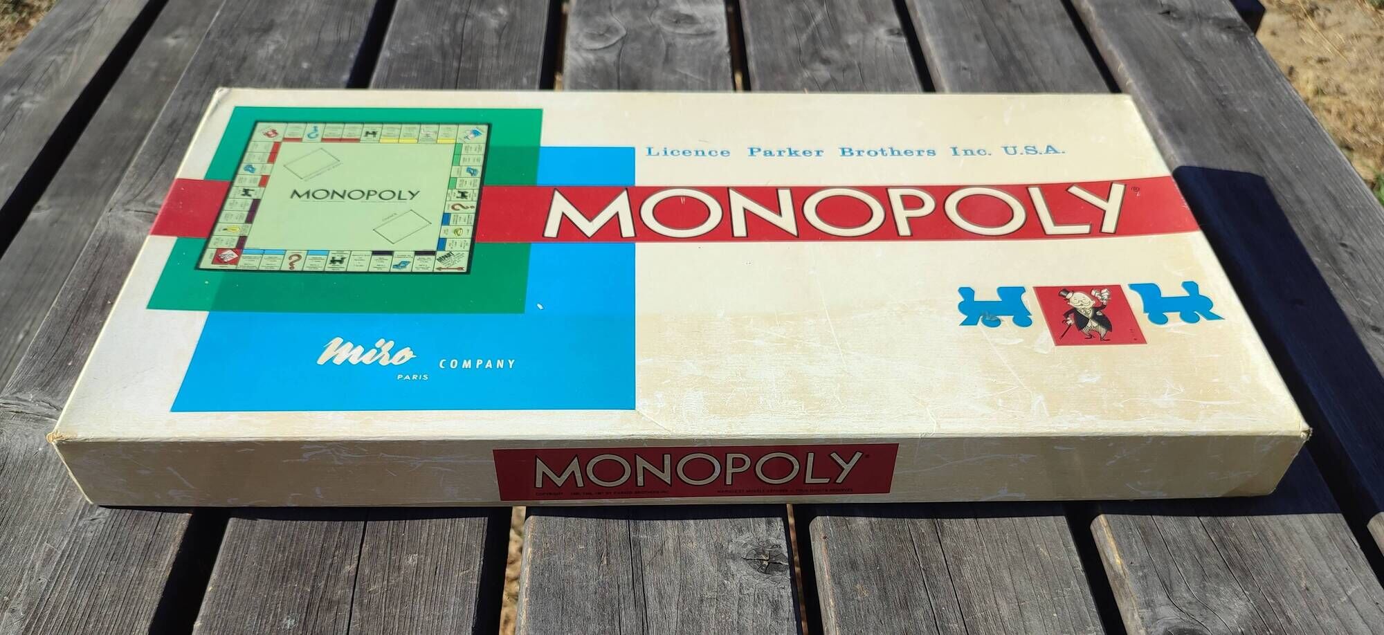 Vintage Monopoly board game Miro Company