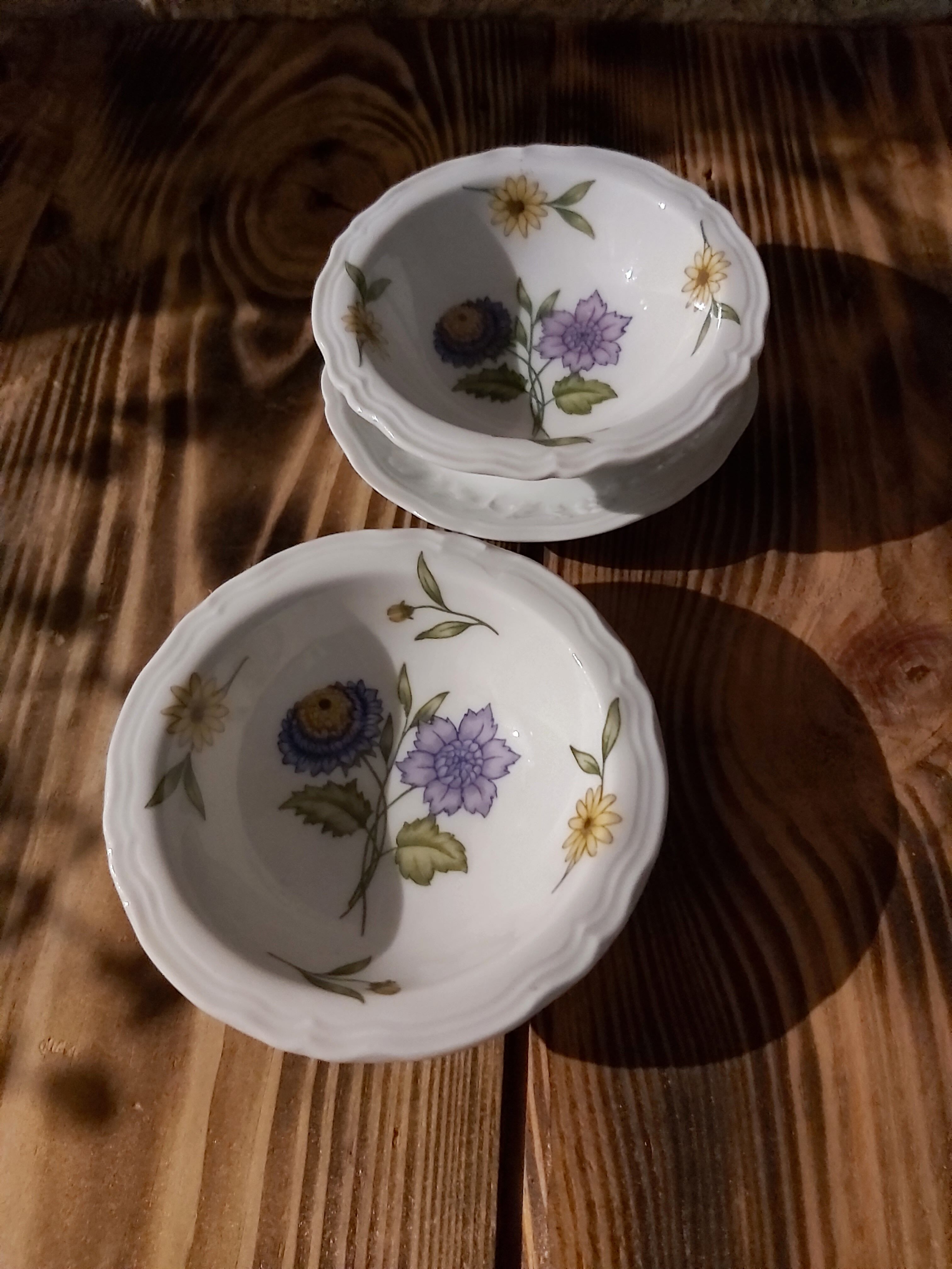 3 Limoges porcelain cups