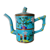 Théière en émaux cloisonnés Chine
