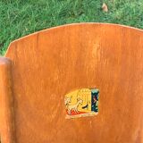 High chair for vintage wooden dolls