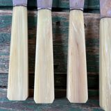 Set of 12 vintage table knives – Marbled Bakelite handles – 1930s