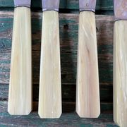 Set of 12 vintage table knives – Marbled Bakelite handles – 1930s