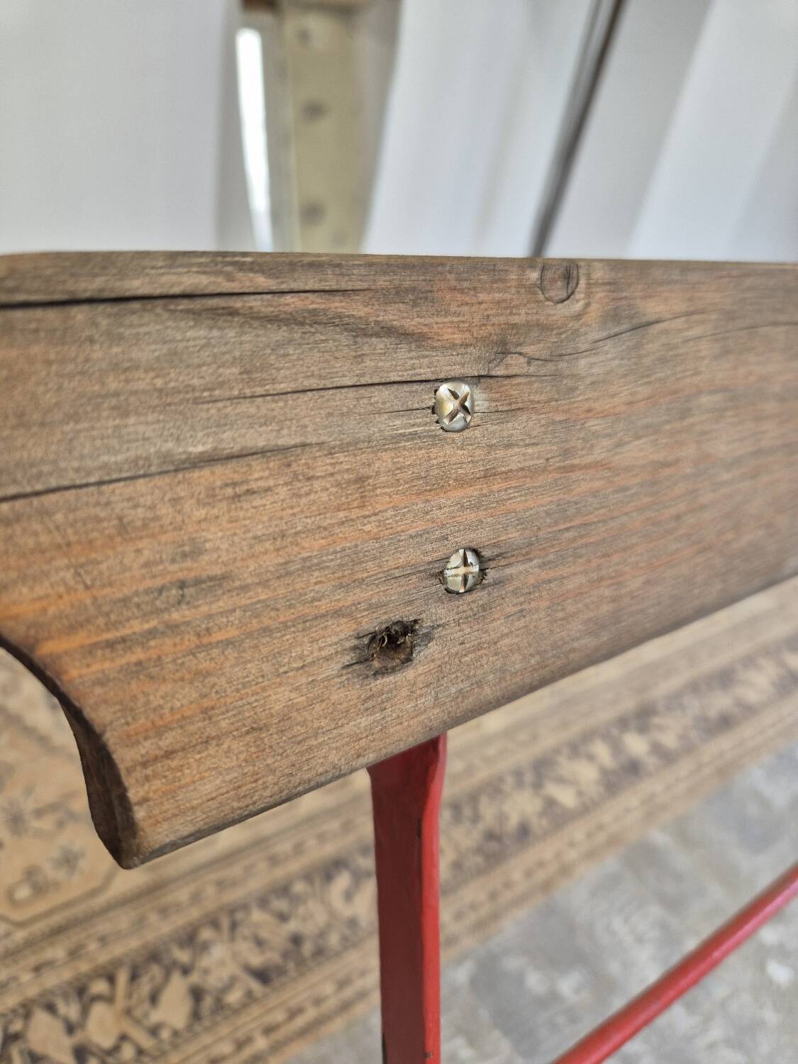 Set of 4 folding chairs for old bistro, guinguette, brasserie