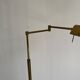 Brass reading floor lamp