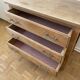 Natural wood chest of drawers