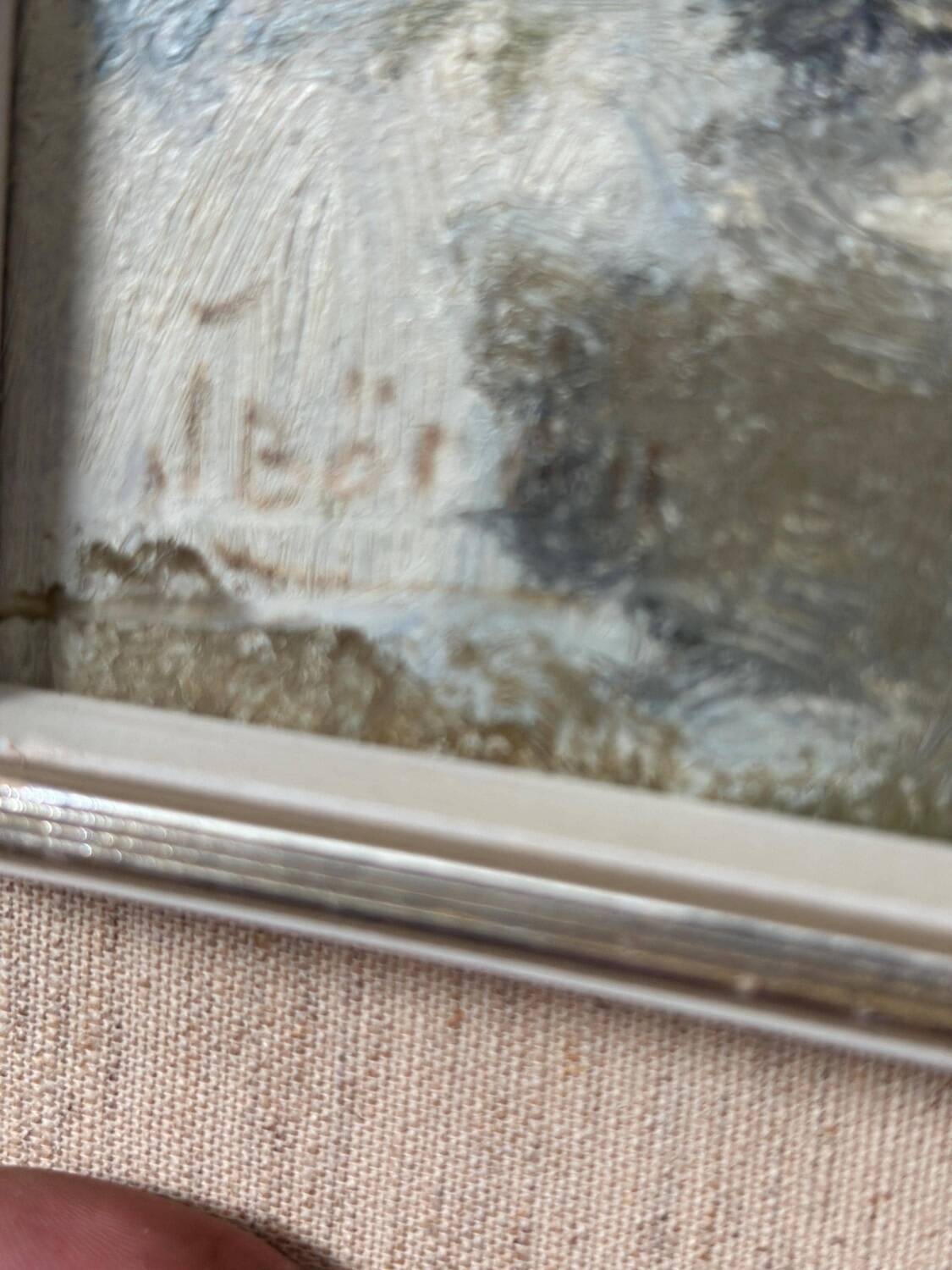 Swedish Oil on Panel – “Street ” by JOHN BÖRÉN