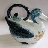 Pitcher teapot jug ceramic bird duck