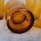 Set of 5 amber glasses Véréco – France – 1970s