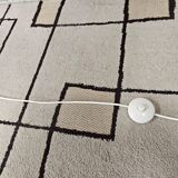 Vintage rope reading floor lamp 1970