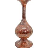 Luxurious Vase in Thuya Wood and Mother-of-Pearl