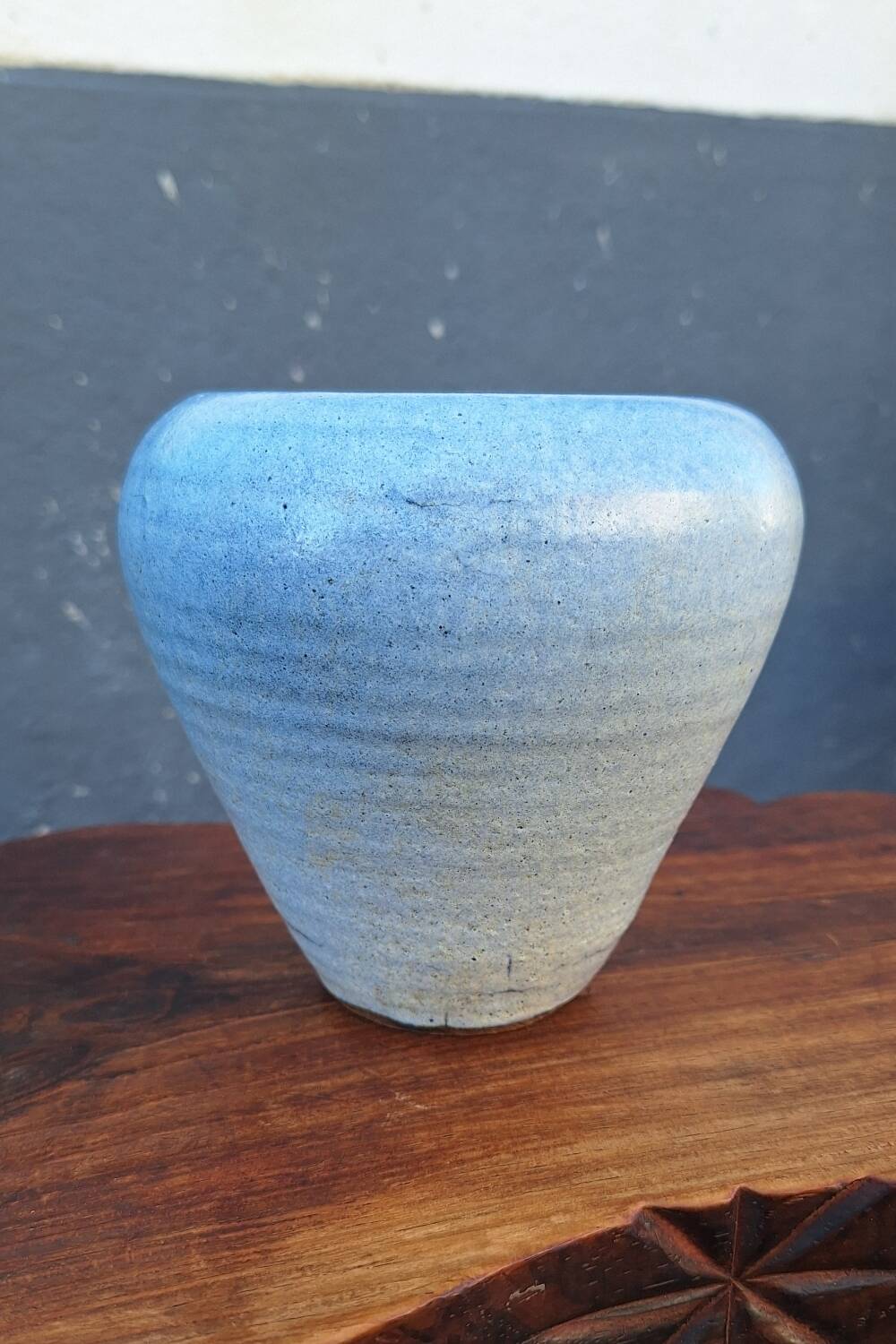 Glazed ceramic vase by Nadia and Alain Pinel