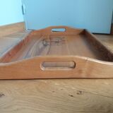 Scandinavian style wooden tray