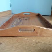 Scandinavian style wooden tray