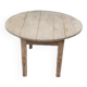 Folding round coffee table