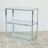 Console Vitra chrome et verre