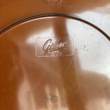 Gilac round mirror smoked Plexiglas vintage 1960