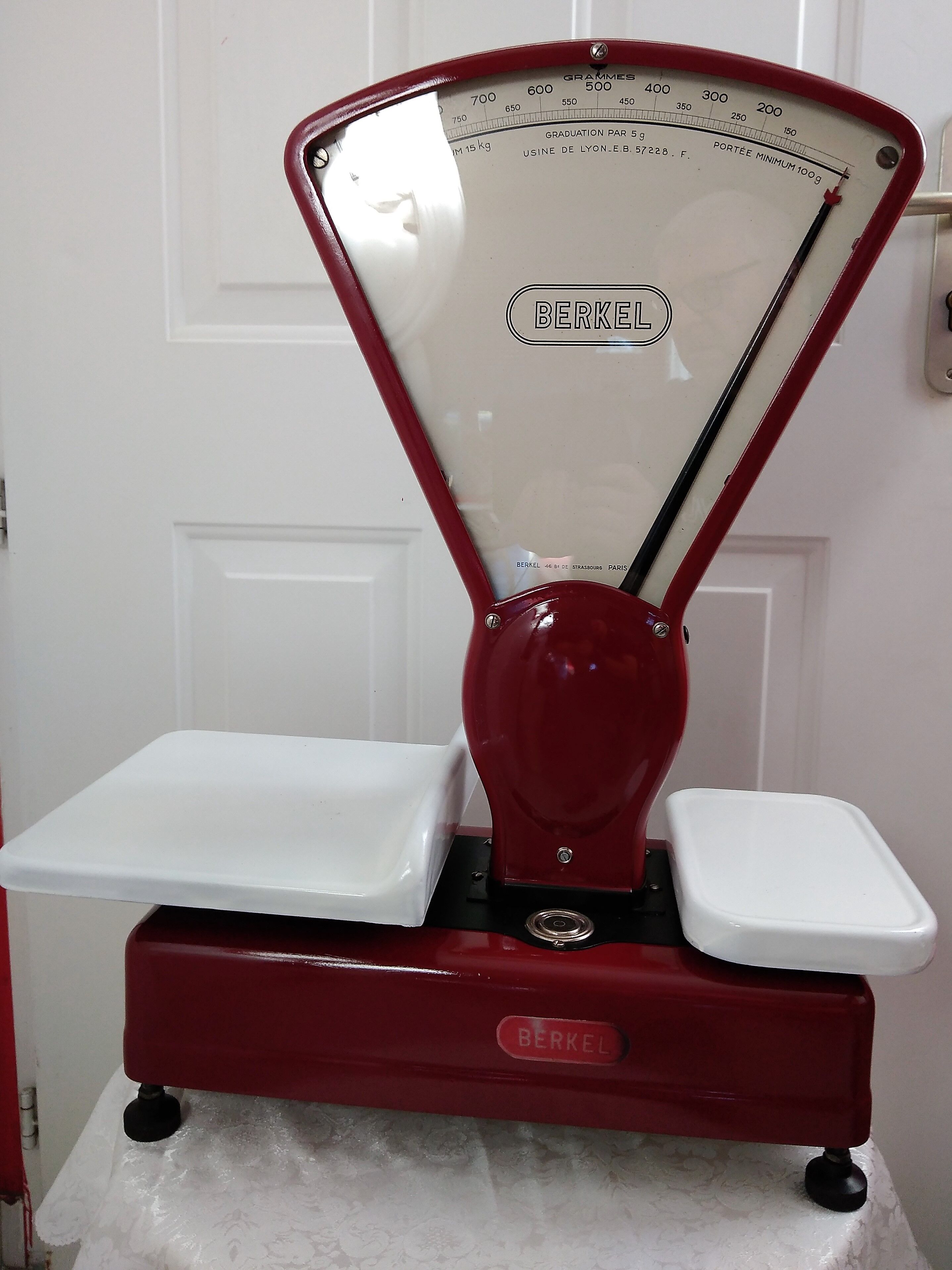 Ancienne balance de boucher Berkel