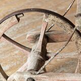 Antique wheelbarrow for children