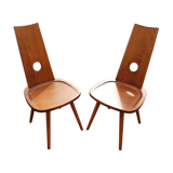 Pair of brutalist chairs
