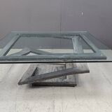 Fleur de Fer coffee table by Maurice Barilone, 1980s