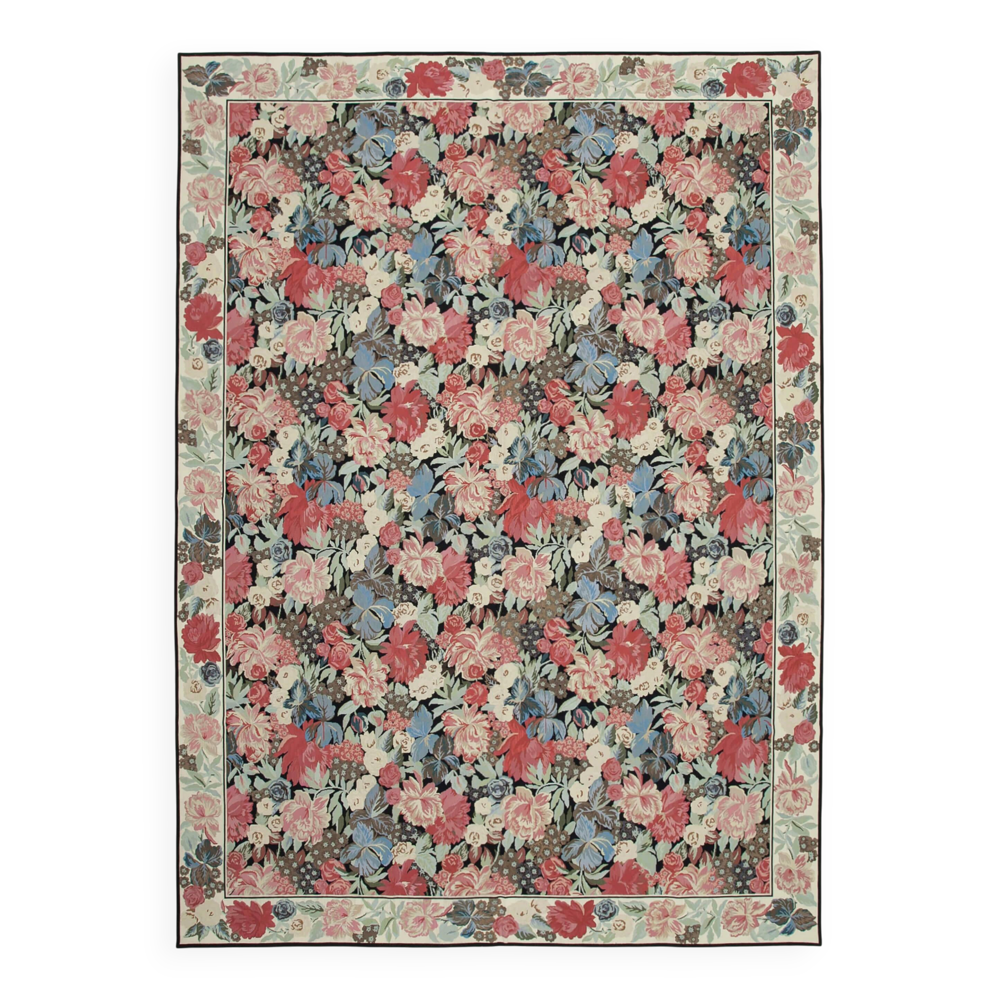 Handmade Vintage Flatweave Needlepoint Kilim 304 cm x 423 cm
