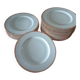 Service of 22 flat plates and 6 deep plates "Auray" - Philippe Deshoulières