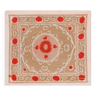 Hand knotted rug, vintage Turkish rug 119x138 cm