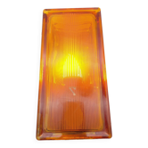 Leonardo glass brick lamp. vintage brake light style. 70'