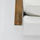 Fauteuil cube original des années 70, entièrement restauré, bouclé blanc