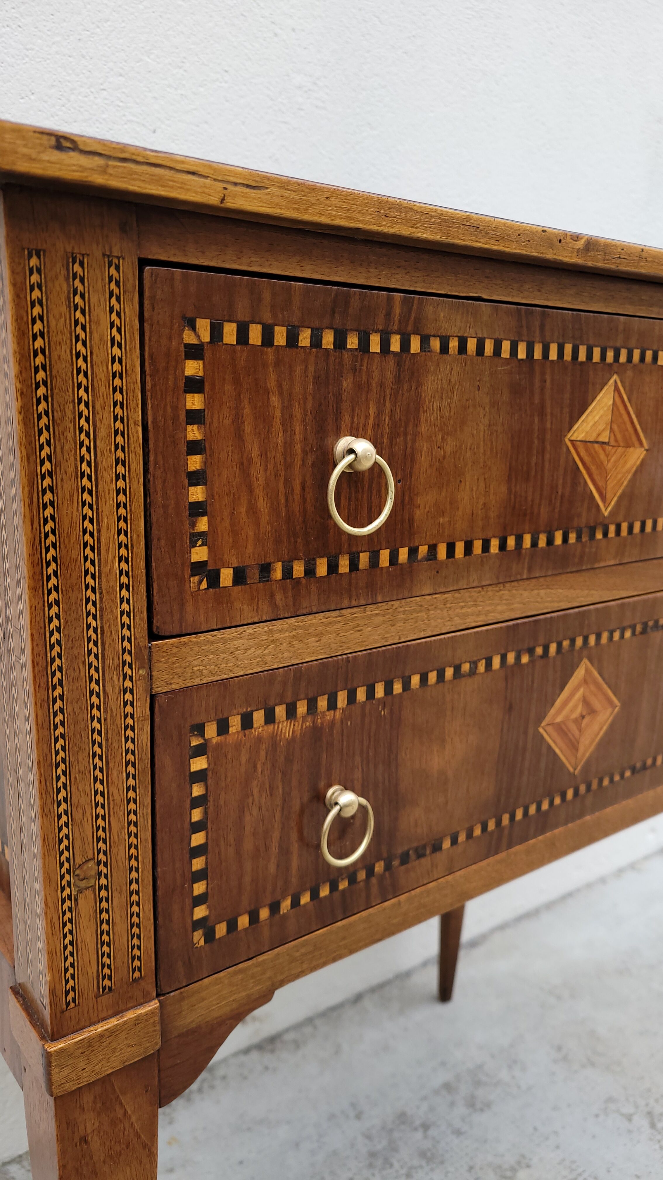 Chest of drawers period louis xvi stamped