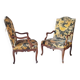 2 antique armchairs