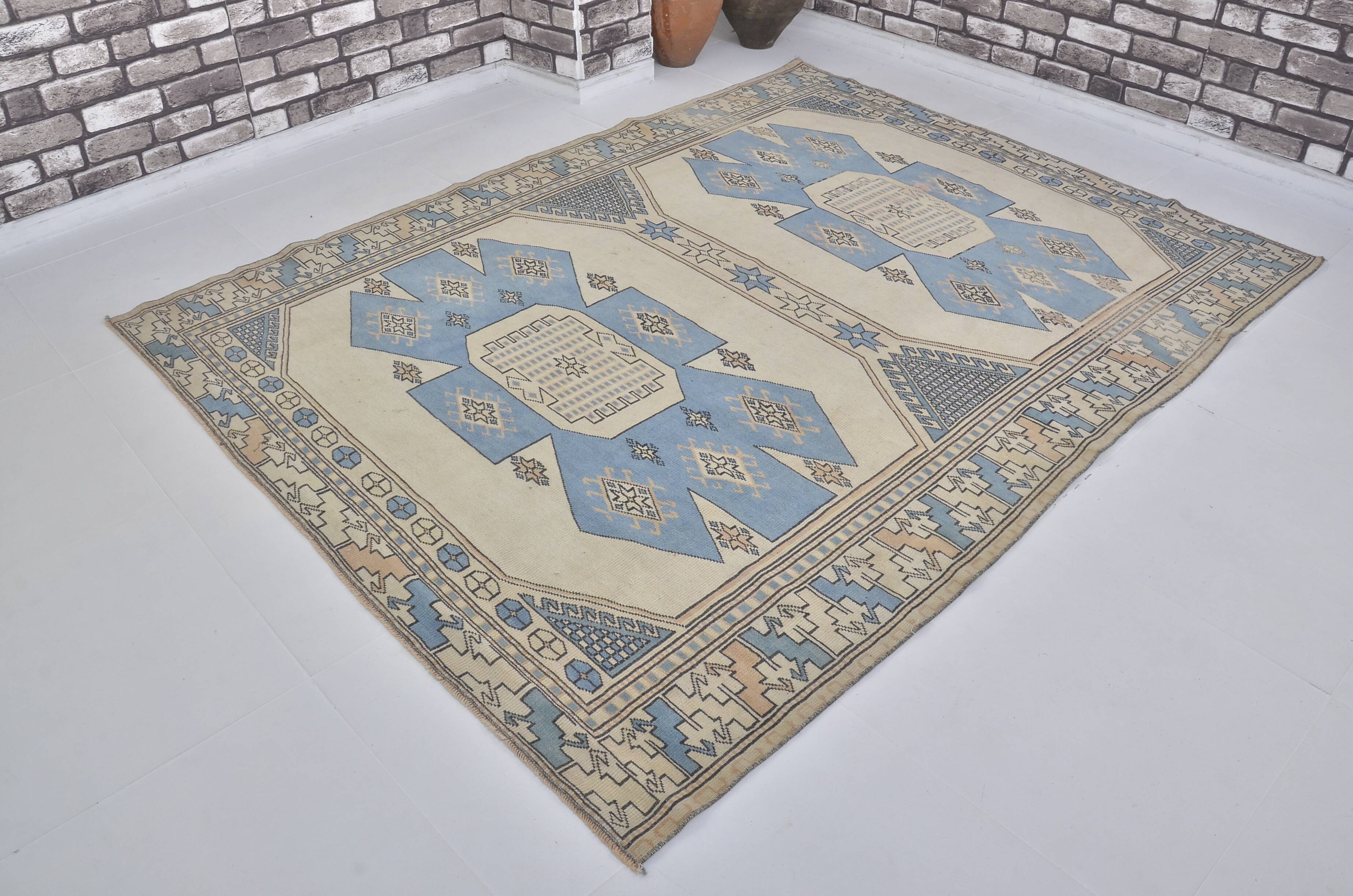 Floral Oushak Vintage Floor Carpet sku2291