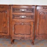 Solid oak sideboard / sideboard - 1950s