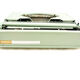 Machine à écrire hermes baby verte sauge vintage révisée avec ruban neuf