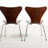 Pair of 'Series 7' Dinning Chairs by Arne Jacobsen for Fritz Hansen, Denmark - 1955