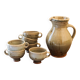 Gustave Tiffoche glazed stoneware cider set