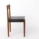 1 sur 10 Chaise de salle à manger en teck Poul M. Volther pour Frem Røjle, années 1960 danoise