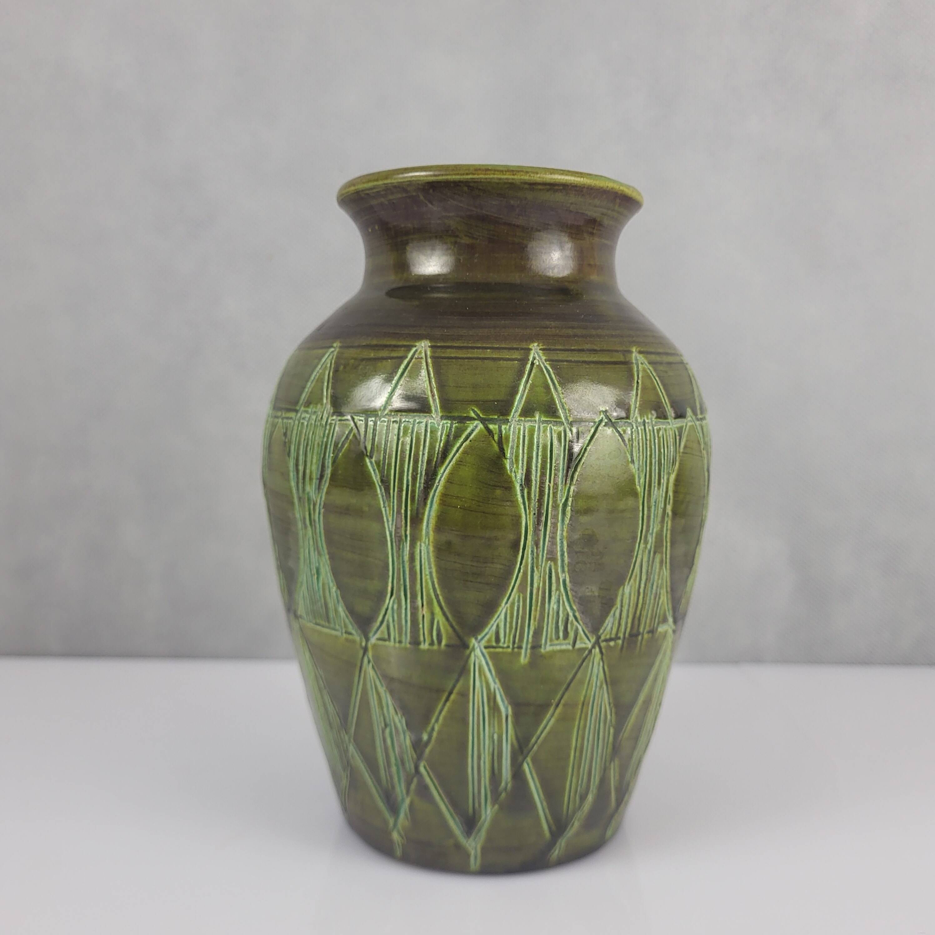 Ceramic vase Accolay 1950