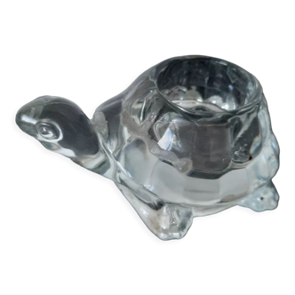 Bougeoir tortue en verre