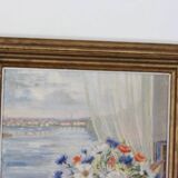 Nature morte avec vue par la fenêtre, par Gerhard Larsson, 1953
