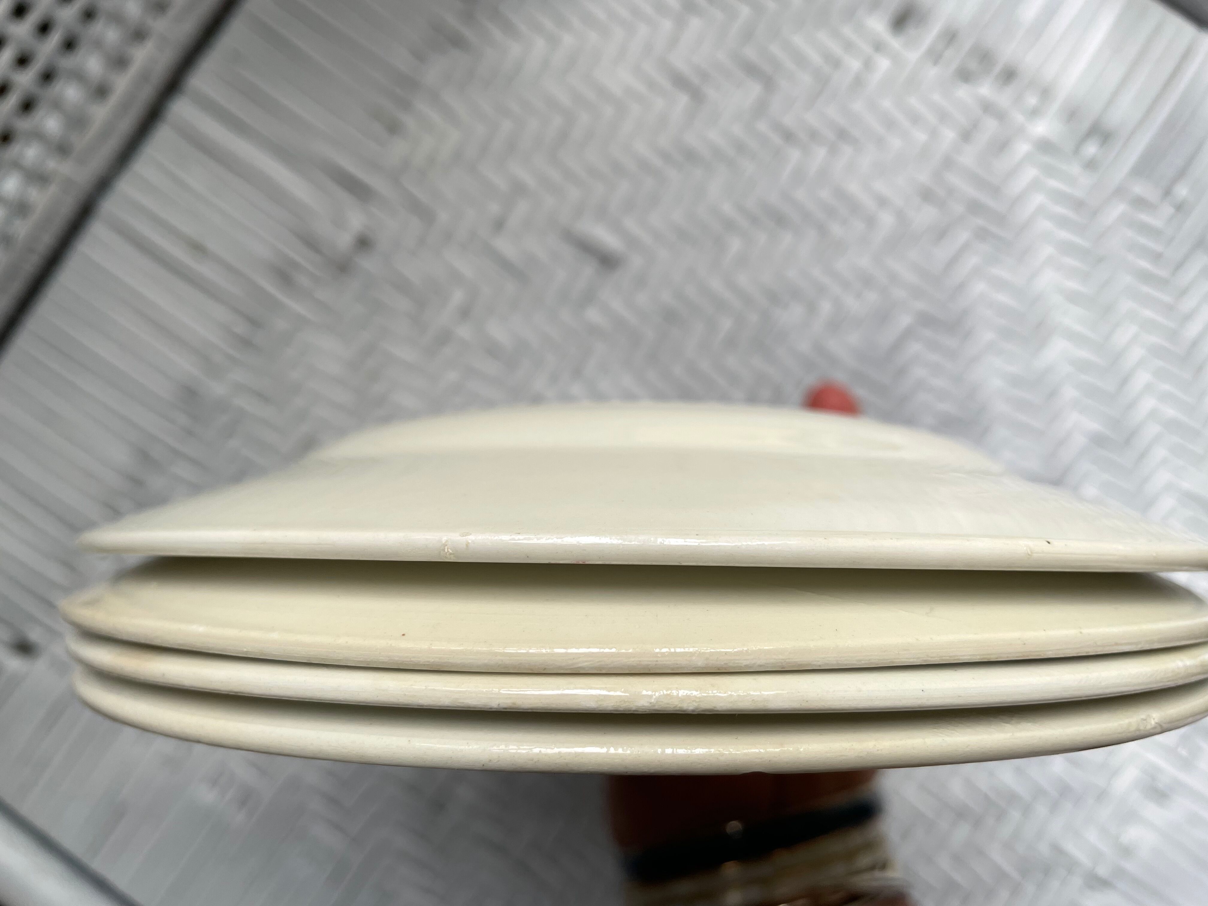 HBCM Rose Decorated Dessert Plates