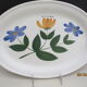 Oval marsh pottery dish
