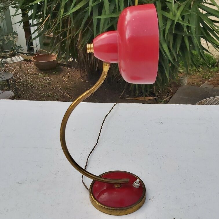 Vintage articulated desk lamp 1950
