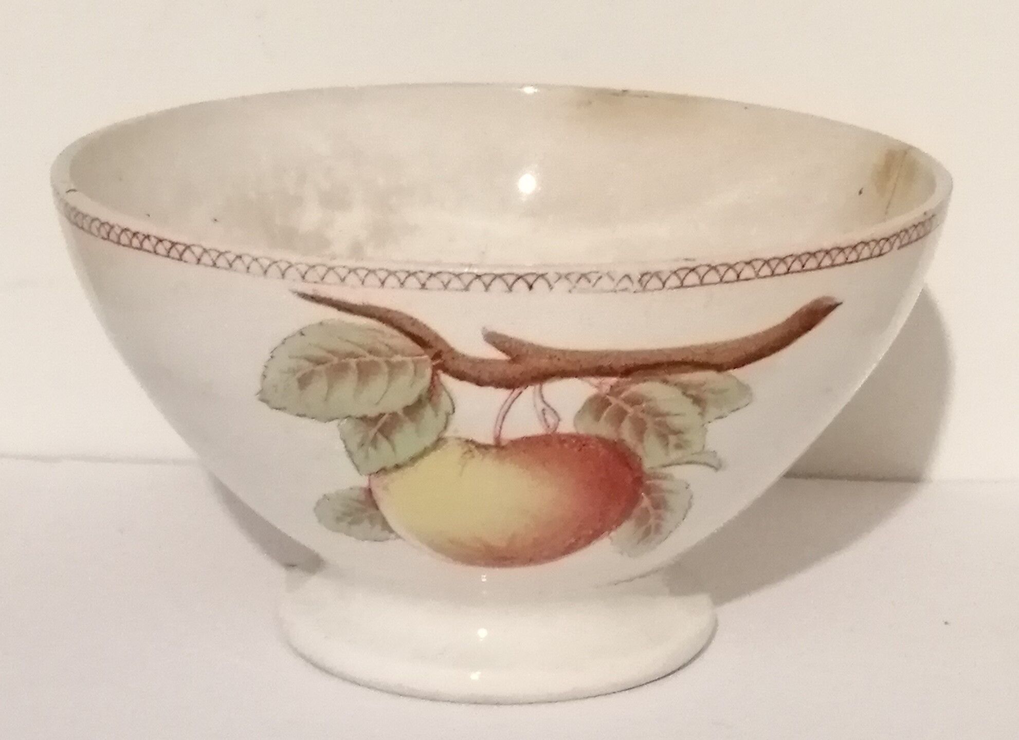 Bol ancien digoin sarreguemines "pommes"