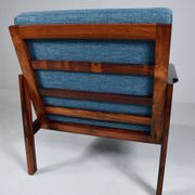 Fauteuil Capella par Illum Wikkelso pour Niels Eilersen. 1959.