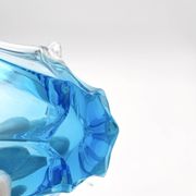 Murano Italy Deep Bowl - Organic Design Lagoon Blue