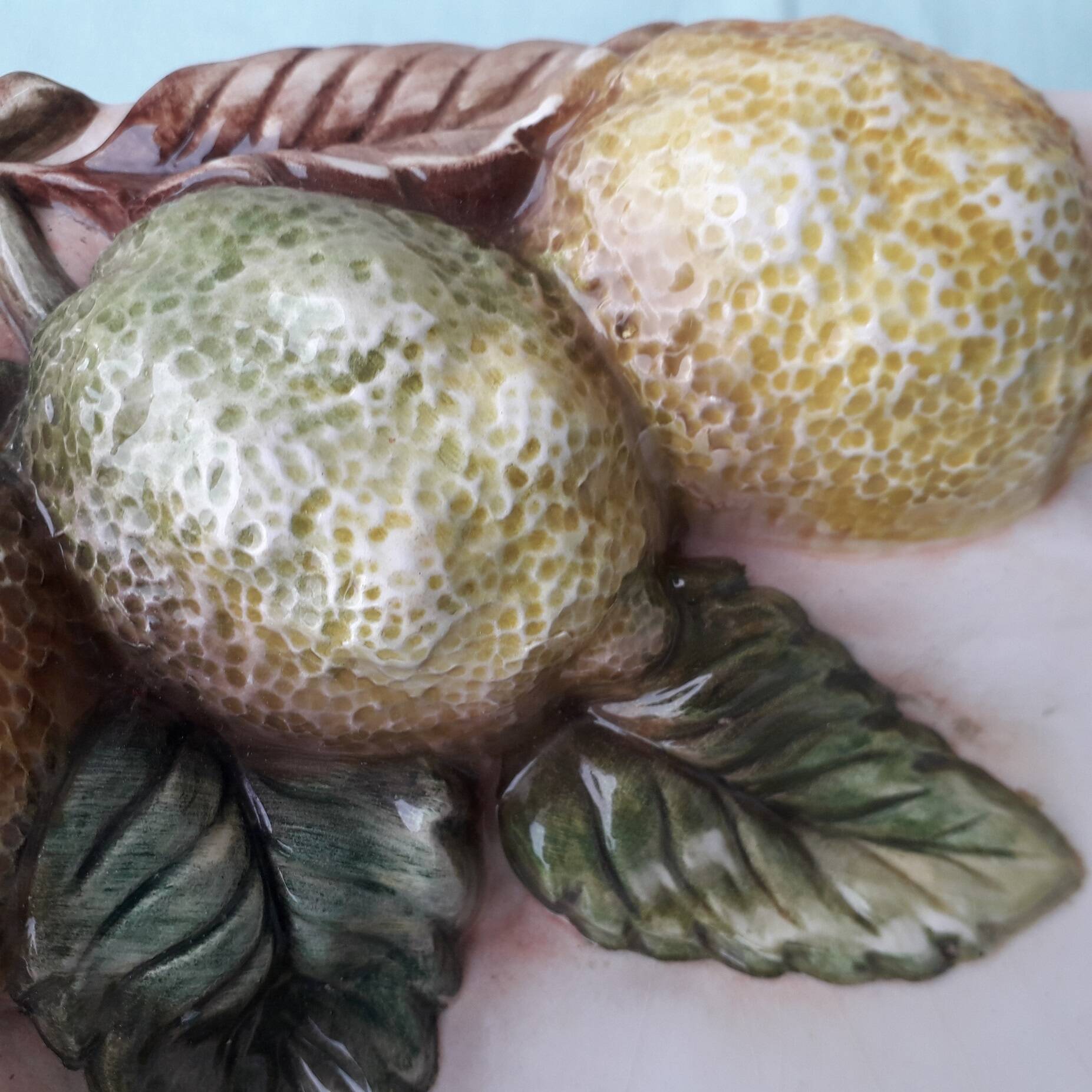 Chaumette Italy lemon barbotine dish