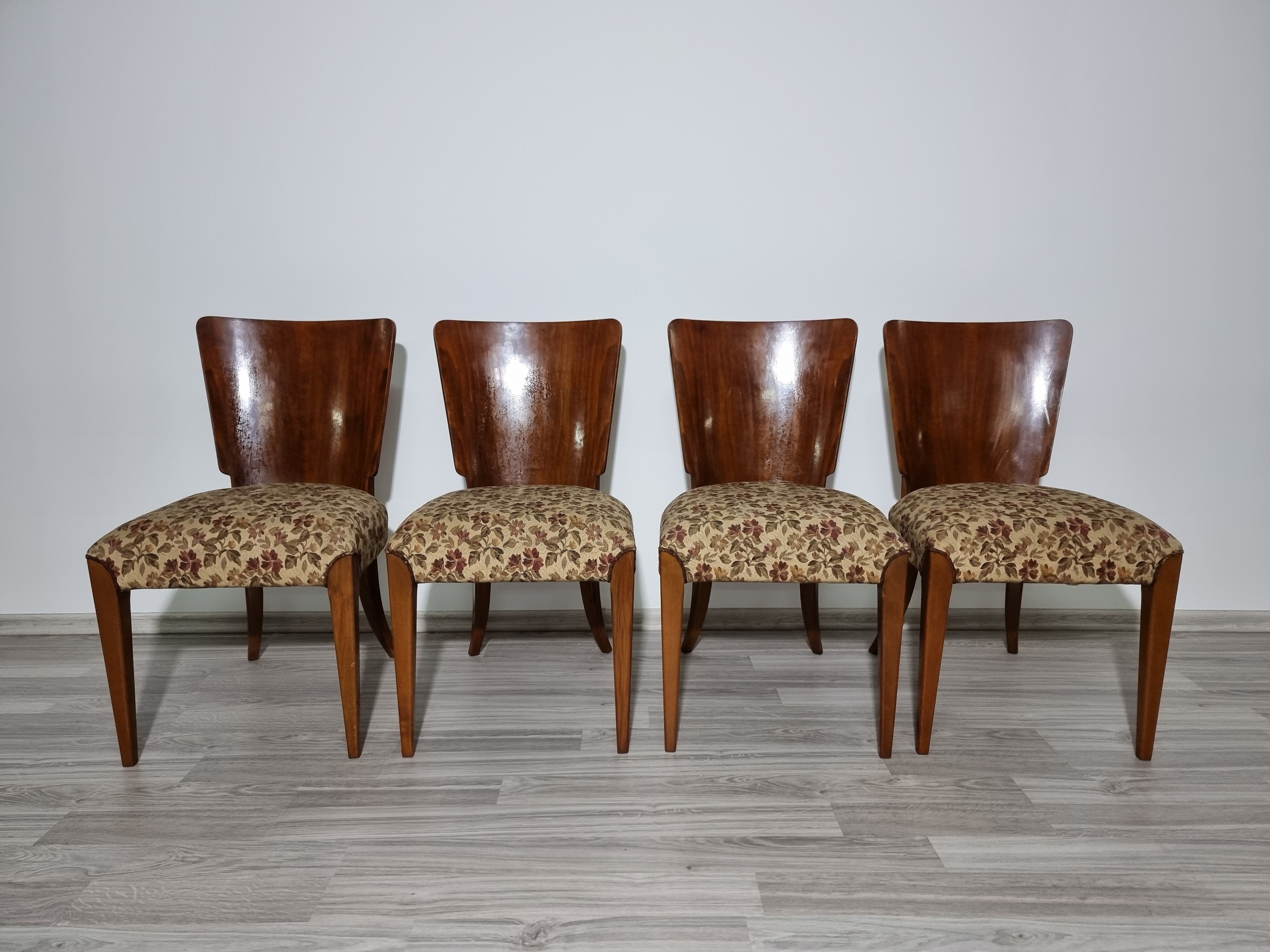 Dining chairs by Jindrich Halabala