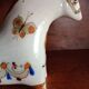 Ken edwards pottery - stylized horse decorated with butterfly flowers bird